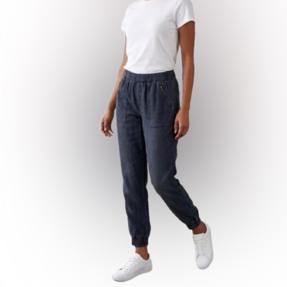 Abercrombie & Fitch Womens Y2K Gray Jogger Pants Size XS Light And Elastic Band